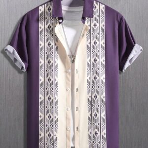 Men'S Spring Summer Fall Casual Digital Print