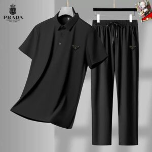Prada polo shirt and matching pants set