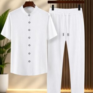 Premium White Summer Co-Ord Set