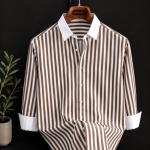 Men's Soft Cotton Striped Shirt